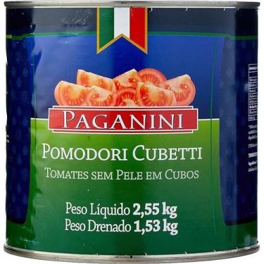 Imagem de Tomate paganini di pomodori pelati em cubos sem pele 2,5kg