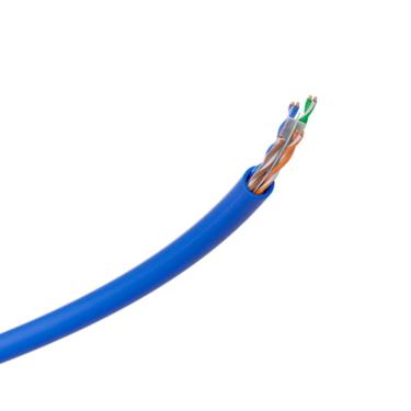 Imagem de Metro Cabo de Rede UTP CAT6 4P Intelbras IMPACT GIGA IG6CAZ Azul 100% Cobre, 23 AWG, PVC CMX