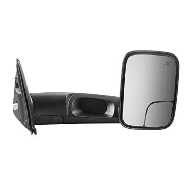 Imagem de Espelho retrovisor lateral aquecido para lado direito (lado do passageiro) para RH para Dodge Ram 2500 2003 2005 2006 2007 2008 2009 Dodge Ram 2500 para Dodge Ram 3500 2002-2010 Dodge Ram 1500