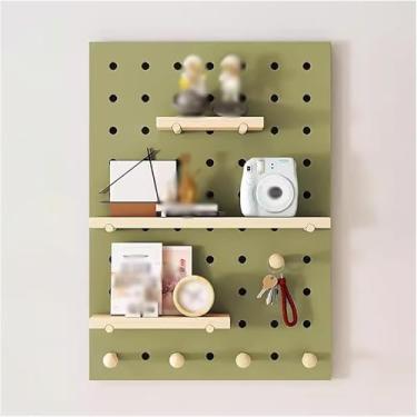 Imagem de Woode Pegboard, Kit De Pegboard Pael, Organizador De Parede Pegboard, Diy Armazenamento E Display Paels Para Organizador De Parede, Coffee Color, 60x80cm