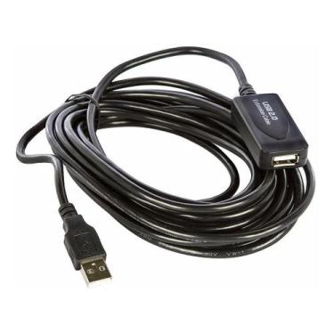 Imagem de Extensão Usb Ativa 2.0 Amplificado 10m Tblackrox - UNIVERSAL