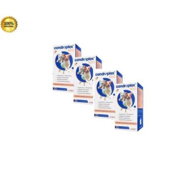Imagem de Condroplex 500 Mg Suplemento Para Cães Cão e Gatos 60 Comprimidos Kit 