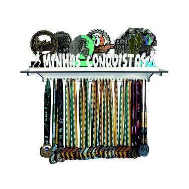 Imagem de Porta Medalhas E Trofeus Personalizado Corrida De Rua Masculino - QUAD