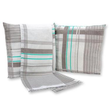 Imagem de Kit Peseira Queen + 2 Capas de Almofadas Piquet Favinho - BEM ME QUER,