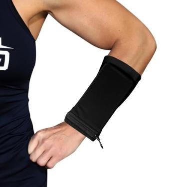 Imagem de VYXARNA Carteira de pulso personalizada com zíper, bolsa de pulso personalizada com imagem de foto, logotipo, texto, carteiras de pulso personalizadas para esportes, caminhada, corrida, futebol