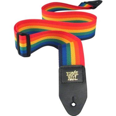 Imagem de Ernie Ball Polypro Guitar Strap, Rainbow (P04044)