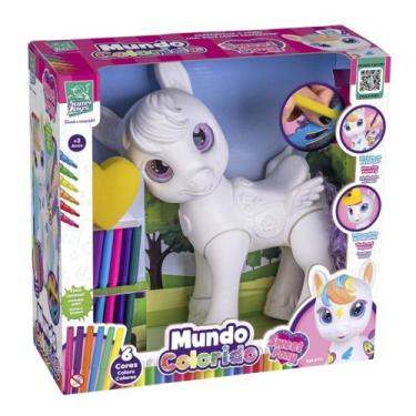Imagem de Brinquedo Infantil Mundo Colorido Sweet Poney para Pintar Super Toys -