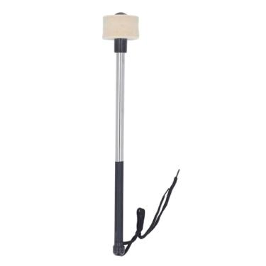 Imagem de Tambor de cabeça de lã Holding de aço inoxidável de aço inoxidável não deslizamento timpani martelo de feltro macio