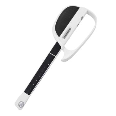 Imagem de Guitarra de Viagem Sem Cordas, Sintetizador de Acordes Poderoso, Partituras Interativas, Bateria Eletrônica Automática para Fácil Transformação de Estilo de Ritmo Dobrável (WHITE)