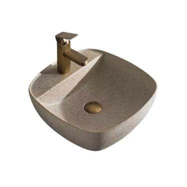 Imagem de YANIR-137 Vaso de banheiro pia bacia terraço piscina bacia casa varanda bacia pequeno apartamento retrô acima do balcão lavatório simples banheiro lavatório acima do balcão pia pia