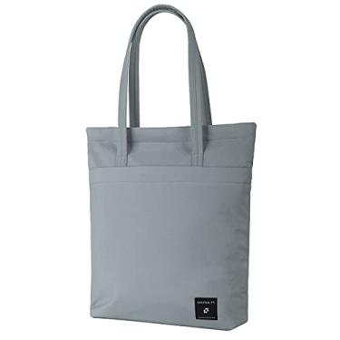 Imagem de H HIKKER-LINK Bolsa de ombro feminina grande à prova d'água com vários bolsos para trabalho, academia, piscina e bolsas diárias, Vertical-cinza-claro, Large