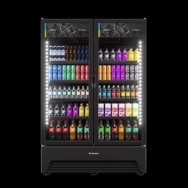 Imagem de VBM3 All Black - Refrigerador Expositor, Porta Dupla - 1.257L - METALFRIO