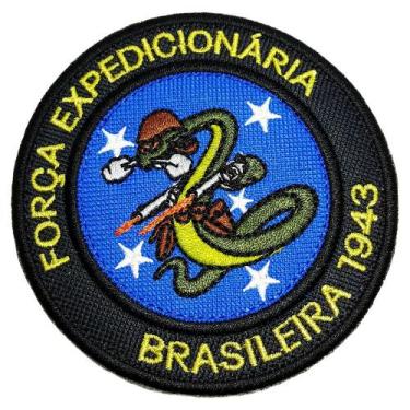 Imagem de FEB Cobra Belicosa Guerra Mundial Patch Bordado Para Jaqueta - BR44