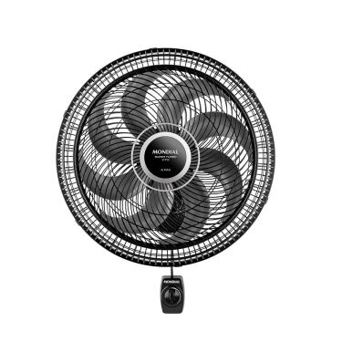 Imagem de Ventilador de Parede Mondial Super Turbo 40cm 8 Pás 140W 127V Preto/Prata - VTX-40P-8P