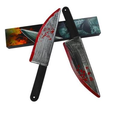 Imagem de Pacote com 2 filmes de terror de Halloween Prop Knife Myersmas Butcher