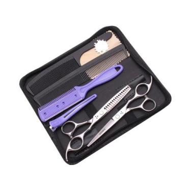 Imagem de Tesoura Profissional De Cabeleireiro 6.0 440C Ferramentas De Barbeiro 