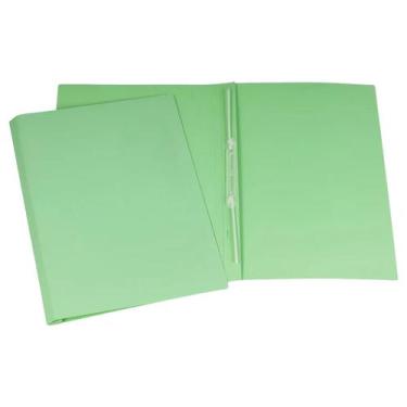 Imagem de Kit 10 Pastas Classificador De Cartão Duplo Sem Impressão - Polycart, 