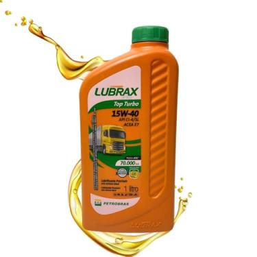 Imagem de LUBRAX Óleo de Motor 15W-40 Top Turbo Essencial 1L – API CI-4/SL – multiviscoso para motores diesel (e gasolina onde SL é permitido) – proteção contra desgaste e limpeza