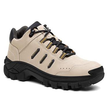 Imagem de Tênis Masculino Em Couro Malibu Trekking Original Leve VL035 Cor:Bege;Genero:Masculino;Tamanho:38