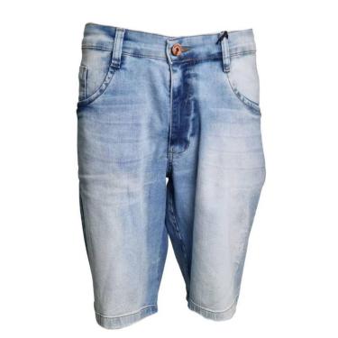 Imagem de Bermuda Masculina Jeans Claro Live Zoom-Masculino