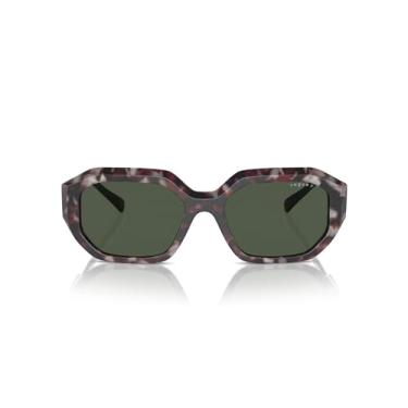 Imagem de Óculos de Sol Vogue Eyewear Polarizado 0VO5554S 31499A Tam 54 / Cinza Tartaruga - Lentes Verde