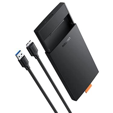 Imagem de Gabinete de disco rígido externo, adaptador USB 3.0 para SATA III,2.5"SATA SSD HDD Caixa de 9,5 mm e 7 mm com UASP compatível com WD, Seagate, Toshiba, Samsung, Hitachi, PS4, Xbox