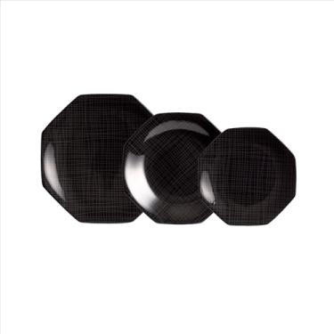 Imagem de Serviço de Baixela 18 Peças em Porcelana, Modelo Orion, Octogonal, Decoração Apollo, Porcelana Schmidt