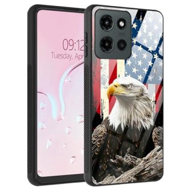 Imagem de Capa para Motorola Moto G 5G 2025, traseira de vidro líquido e bordas macias de TPU, aderência lateral antiderrapante, proteção contra quedas, ajuste fino, carregamento sem fio compatível com Moto G