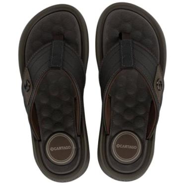 Imagem de Chinelo de Dedo Masculino Macio Tira Larga Conforto Cartago