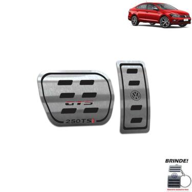 Imagem de Pedaleira Automático gravação em preto Virtus Gts 250 Tsi