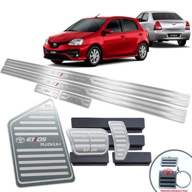 Imagem de Descanso Pedaleira Auto Soleira Etios Platinum 2014 19 Prata