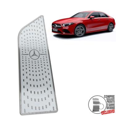 Imagem de Descanso de Pé Mercedes A200 2019 A 2022 Prata Alto Relevo