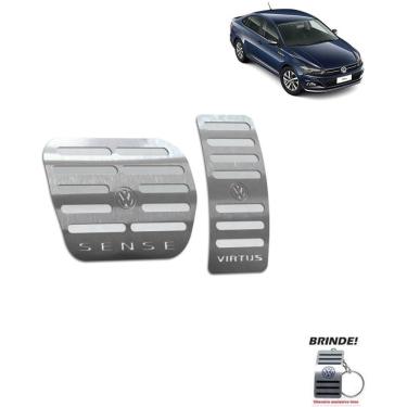 Imagem de Pedaleira Automático gravação Em Prata Virtus Sense