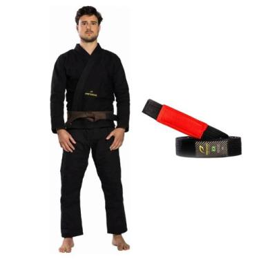 Imagem de Kimono Jiu Jitsu Adulto Training Ripstop First Dark + Faixa - Pretoria