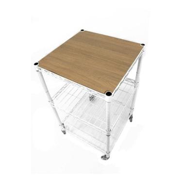 Imagem de CARRINHO 534X534X800 COM 03 COM ROD"2" COM MADEIRA 3/EP