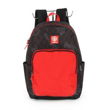 Imagem de Mochila Costas Enaldinho Escolar Youtuber Juvenil - Vermelho
