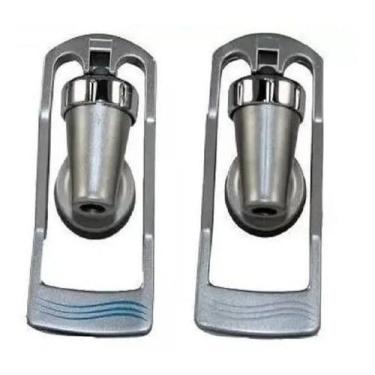 Imagem de Kit de 2 Torneiras para Filtro IBBL FR600 - Prata com Gravação