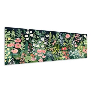 Imagem de Diymood Kits de flores de pintura de arte de diamante grande 5D DIY para adultos, pintura com planta de arte de diamante broca completa tela redonda bordado mosaico iniciante casa decoração de parede