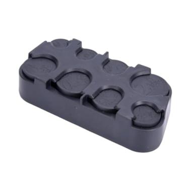 Imagem de WeiLaiKeQi Organizador de porta-moedas retangular com vários compartimentos, suprimentos para presentes, dispensador de moedas, caixa de armazenamento, Preto