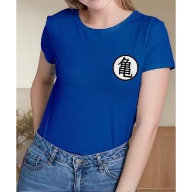 Imagem de Camiseta Camisa Adulto Feminina Masculina Algodão Dragon Bal l Z Kanji