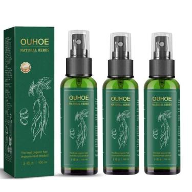Imagem de Sérum de crescimento capilar OUHOE para homens e mulheres 120mL