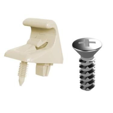 Imagem de Kit 2Pcs Suporte Quebra Sol Corolla Etios Hilux Sw4 Bege - Mestre da F