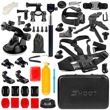 Imagem de Kit de Acessórios e Suportes para Câmeras GoPro e Similares