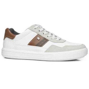 Imagem de Tênis Casual Masculino Branco Camel Pegada 111508-01-Masculino