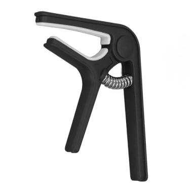 Imagem de Cryfokt Para Guitarra Acústica, Mola Abs Estável, Pressão Uniforme, Fácil de Usar, Para Ukulele, Baixo, Bandolim, Moderno Para Guitarristas (Preto)