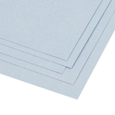 Imagem de Craftelier - Pacote com 5 cartolina de textura de lona dupla face | Material perfeito para projetos de scrapbook e artesanato | Peso 216 gramas | Tamanho 30,48 x 30,48 cm (12" x 12") - Cor azul