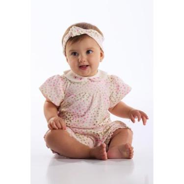 Imagem de Macaquinho Estampado para Bebê Menina Up Baby, G