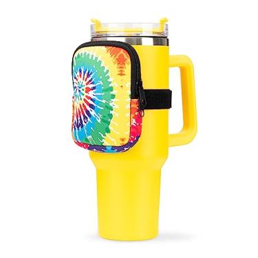 Imagem de Acessório de bolsa de garrafa de água | Compatível com Stanley Tumbler | Ótimo para exercícios, academia, corrida, caminhada, esportes | Mantém cartões, chaves e fones de ouvido seguros | Designs