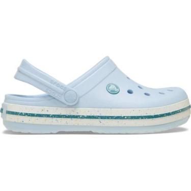 Imagem de Sandália Crocs Crocband Speckled Band Clog K Blue Frost, 30, Blue fros