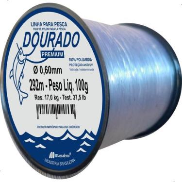 Imagem de Linha Pesca Dourado Premium 100 Gramas Nylon Monofilamento Mazzaferro 